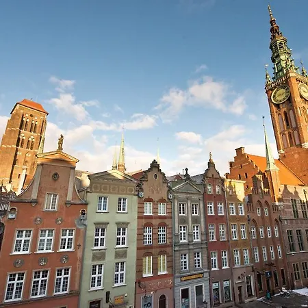 Gdanskie - - Dluga Z Widokiem Na Ratusz I Nad Motlawa * Gdańsk